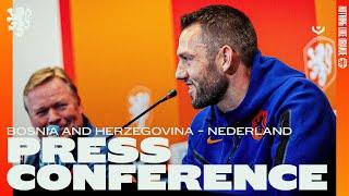 Persconferentie ️ | Vooruitblik Bosnië & Herzegovina  - Nederland  (UEFA Nations League)