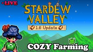 Slow Cozy Farming on The Blue Meadows in Stardew Valley 1.6