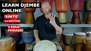 'Sinte' Solo Phrases (Part 2) | Learn Djembe Online