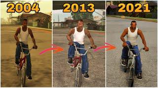 Evolution of GTA San Andreas Graphics 2004-2021