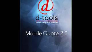 D-Tools Mobile Quote 2.0