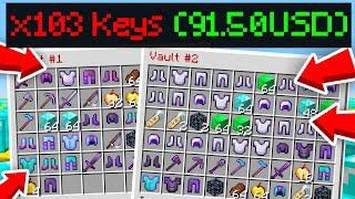 OPENING 100+ *OP* CRATE KEYS!!! (New Big 1.21+ Minecraft Server) OP Skyblock #2