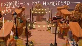 Homestead Farmers Market Build w/ New Items - ACNH 2.0 Speed Build - Animal Crossing: New Horizons