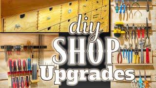 Shop Organization Upgrades | Storage and French Cleat Changes | A Glimpse Inside How To