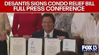 Gov. DeSantis signs bills to help Florida condo owners