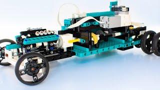 How to make a LEGO Car with Engine and Transmission