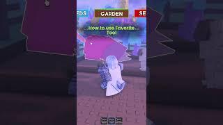 How to use Favorite Tool in Grow a Garden New Update!! #roblox
