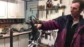 Станина для болгарки с протяжкой часть № 2 ( Sliding Angle Grinder Stand )