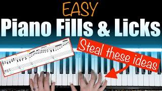 5 EASY Pop Piano Licks / Fills