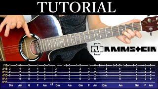 Cómo tocar Ohne Dich de Rammstein (Tutorial de Guitarra) / How to play