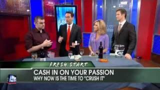 Wine Library TV Scam Artist Gary Vaynerchuk Crush It on FOX and Friends