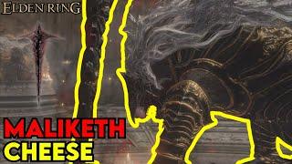 Elden Ring Maliketh the Black Blade CHEESE Strategy