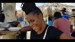 Filming a movie in Port Royal Jamaica