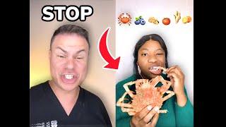 Orthodontist Reacts! Weird ASMR Foods VS Teeth!