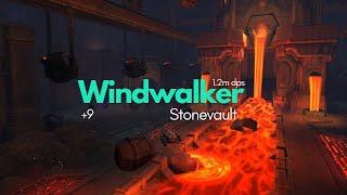 +9 Stonevault | M+ |  1.2m overall | Windwalker Monk | The War Within