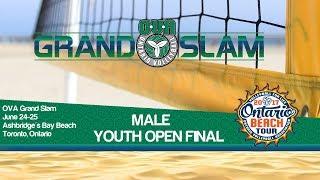 Male Final - YOUTH OPEN DIVISION - Toronto Grand Slam Beach Volleyball