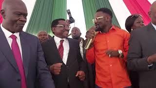 PRINCE INDAH ELECTRIC PERFOMANCE AT JAMES ORENGO SWEARING IN