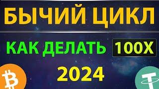 БЫЧИЙ ЦИКЛ 2024! Рабочая стратегия как сделать ИКСЫ на крипте в 2024 году. Биткоин и альткоины 2024!