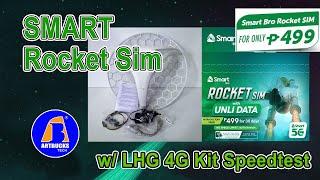 Smart Rocket Sim with LHG 4G Kit 12hrs Speed Test  [ Tagalog ]