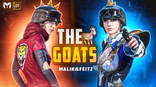 لعبت مع أقدم لاعب أيباد في تاريخ ببجي موبايل   STAR MALIK AND FEITZ THE GOAT DUO IN PUBG MOBILE