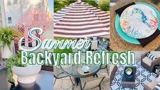 SUMMER 2022 BACKYARD PATIO REFRESH// Simple Patio Decor Ideas-InspirationbyCP