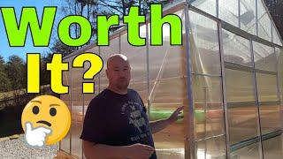 Harbor Freight Greenhouse 10x12 Review & Customizations