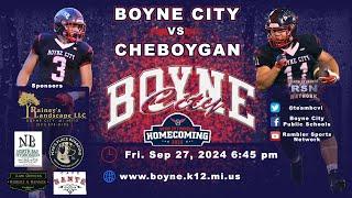 RSN Presents- Boyne City vs Cheboygan 2024 Homecoming!