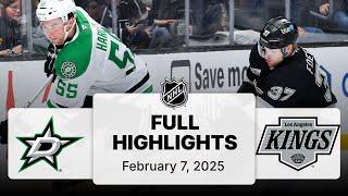 NHL Highlights | Stars vs. Kings | February 07, 2025