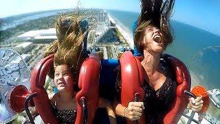 Moms & Daughters #2 | Funny Slingshot Ride Compilation