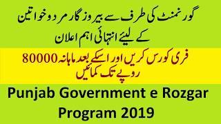 E-Rozgar Training Program 2020 | How To Apply Online | Make Money Online In Pakistan