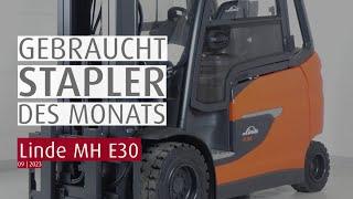 Linde MH Stapler E30 | Gebrauchtstapler des Monats September 2023 | Sander Fördertechnik