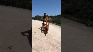 Handmade wooden dragon vehicle  #shorts #ytshorts