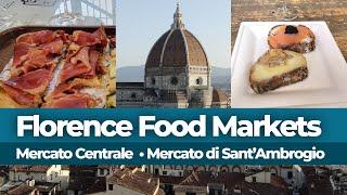 Florence Food Markets! - Mercato Centrale - Mercato di Sant'Ambrogio | Florence, Italy | Full Tour