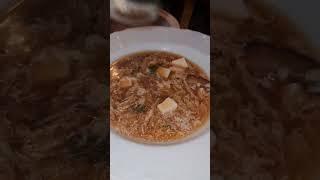 Chinese Hot and Sour Soup #yummy #delicious #food #foodie #soup #shorts