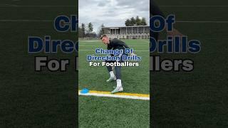 Change Of Direction Drills For Footballers #soccertraining #changeofdirection #speedtraining #soccer