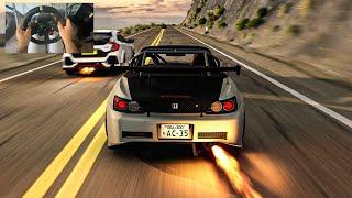 INSANE Track Honda S2000 - Assetto Corsa | Steering Wheel Gameplay