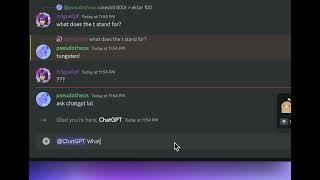 ChatGPT Discord Bot