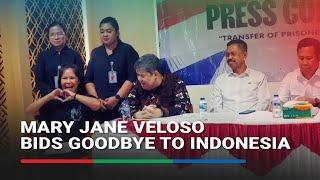 Mary Jane Veloso sings Indonesian national anthem before leaving Jakarta | ABS-CBN News