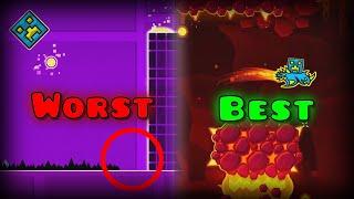 Geometry Dash Main Levels From Worst to Best