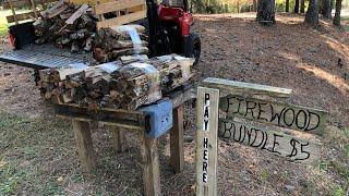 HANDS DOWN THE MOST COST EFFECTIVE FIREWOOD BUNDLER EVER! (197)