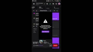 How to view Twitch dashboard on Android