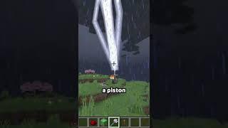 Lightning trap in Minecraft  #shorts