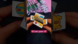 emoji craft 🟩 making emoji #diy #papercrafts #adorablecrafts #paperart #thingstodo #cute #paper