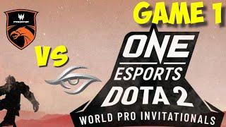 Secret vs Tnc game 1 Dota 2 Highlights ONE Esports World Pro Invitational Singapore