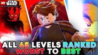 ALL 45 LEVELS Ranked WORST To BEST - LEGO Star Wars: The Skywalker Saga