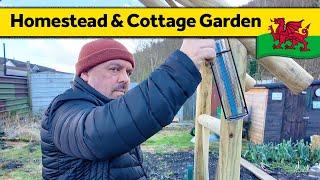 212. Miners Cottage Garden Update, Harvesting and Snowdrops - Living Alone in Wales (February 2025)