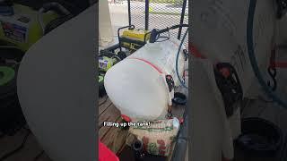 Filling up the water tank! #autodetailing #detailing #mobiledetailing
