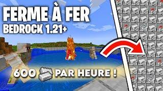 Ferme à Fer 1.21+ MINECRAFT BEDROCK (Mcpe, Ps4, Xbox, Switch, Pc)