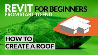 How to create a roof in Revit : Revit tutorials for beginners (2021)