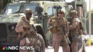 Marines arrive in LA as part of Trump’s new deployment